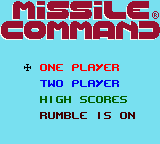 Missile Command screenshot 4 for GameBoy Color